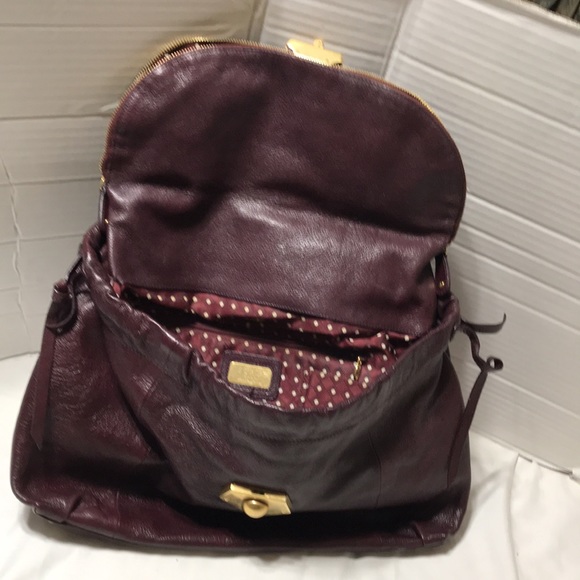 Furla leather satchel with multi compartments and aged bronze hardware. NWOT - Picture 6 of 16